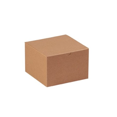 Bsc Preferred 6 x 6 x 4'' Kraft Gift Boxes, 100PK BUY00026921